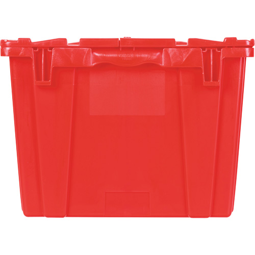 FP243C FliPak Nestable Tote, 26.9" x 16.9" x 12.1", Red NTL Industrial