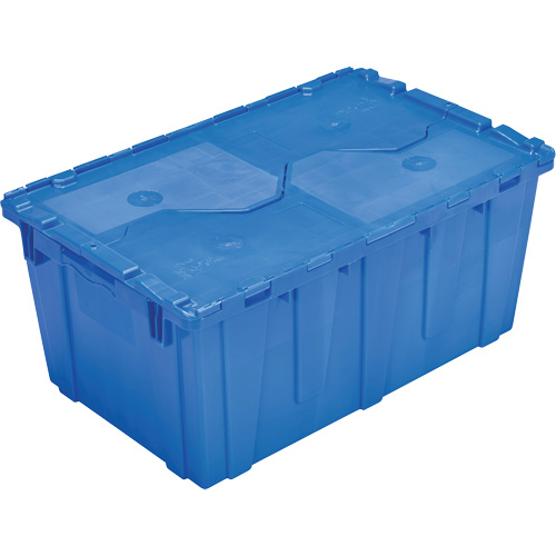 FP243C FliPak Nestable Tote, 26.9" x 16.9" x 12.1", Blue NTL Industrial