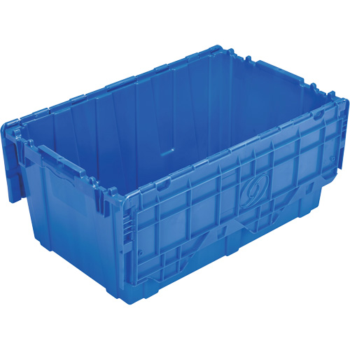 FP243C FliPak Nestable Tote, 26.9" x 16.9" x 12.1", Blue NTL Industrial