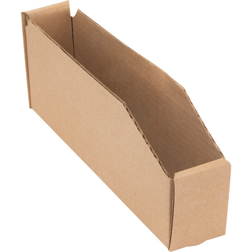 Boîtes profondes en carton ondul&eacute;, 1-15/16" la x 11-1/4" p x 4-1/2" h, Beige NTL Industrial