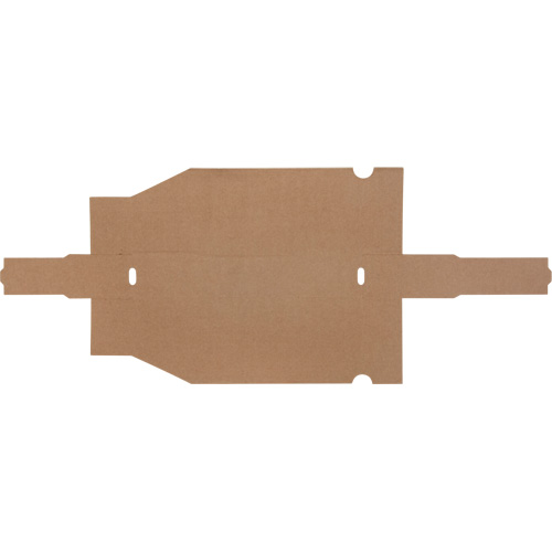 Boîtes profondes en carton ondul&eacute;, 1-15/16" la x 11-1/4" p x 4-1/2" h, Beige NTL Industrial