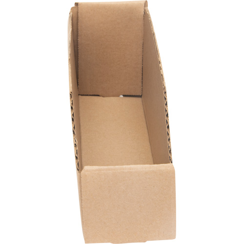 Deep Corrugated Parts Bins, 2-7/8" W x 11-1/4" D x 4-1/2" H, Beige NTL Industrial