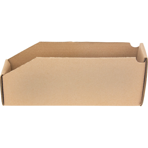 Deep Corrugated Parts Bins, 2-7/8" W x 11-1/4" D x 4-1/2" H, Beige NTL Industrial
