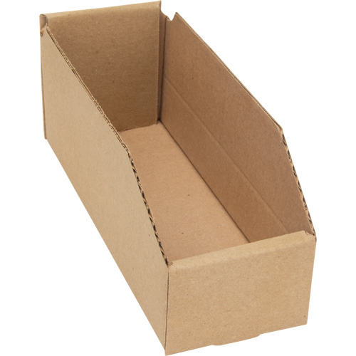 Boîtes profondes en carton ondul&eacute;, 3-3/4" la x 11-1/4" p x 4-1/2" h, Beige NTL Industrial