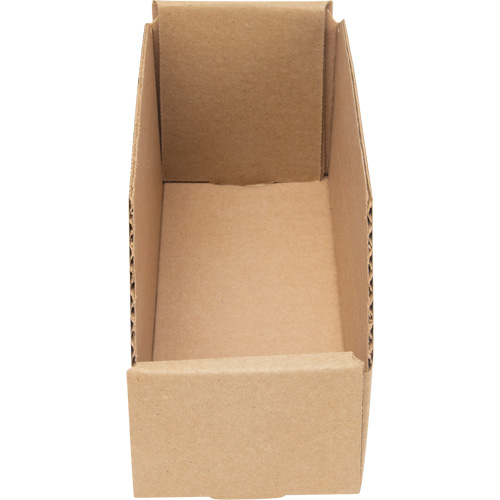 Boîtes profondes en carton ondul&eacute;, 3-3/4" la x 11-1/4" p x 4-1/2" h, Beige NTL Industrial
