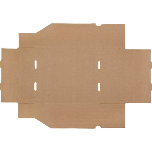 Deep Corrugated Parts Bins, 11-3/4" W x 11-1/4" D x 4-1/2" H, Beige NTL Industrial