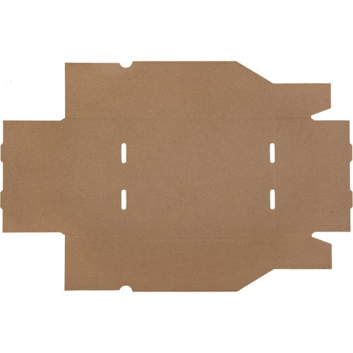 Deep Corrugated Parts Bins, 8-3/4" W x 11-1/4" D x 4-1/2" H, Beige NTL Industrial