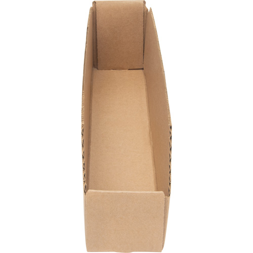 Deep Corrugated Parts Bins, 1-7/8" W x 17-1/8" D x 4-1/2" H, Beige NTL Industrial