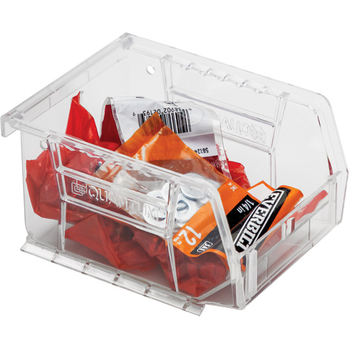 Bacs tr&egrave;s transparents Ultra, 4-1/8" la, 3" h x 5-3/8" p, Transparent NTL Industrial