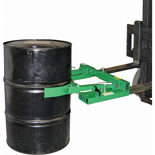 Manipulateur de baril m&eacute;canique Auto-Grip actionn&eacute; par gravit&eacute;, Pour 30 - 85 gal. US (25 - 70 gal. imp.) NTL Industrial