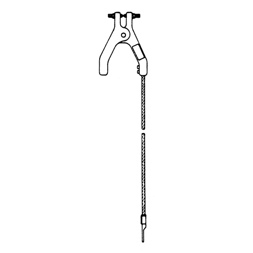 Assemblages robustes de cables de masse et de mise &agrave; la terre - Pinces & raccordement a/borne d'extr&eacute;mit&eacute; de 1/4" NTL Industrial