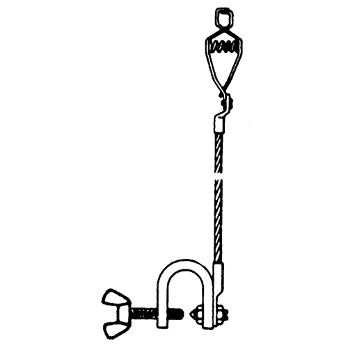 Assemblages l&eacute;gers de c&acirc;bles de masse et de mise &agrave; la terre - Pinces crocodile & petites pinces en c NTL Industrial