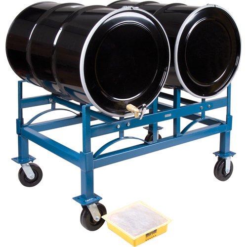 Porte-barils empilables, 2 barils, Capacit&eacute; de 1600 lb, 45-1/2" la x 30" p x 12-1/2" h NTL Industrial