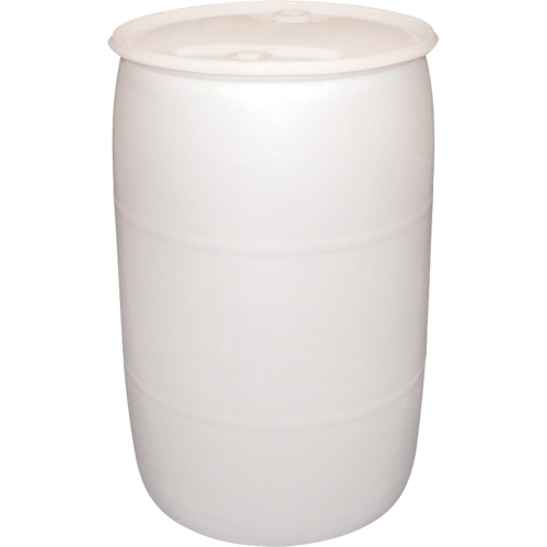 Barils en poly&eacute;thyl&egrave;ne, 30 gal. US (25 gal. imp.), Dessus ferm&eacute;, Naturel NTL Industrial