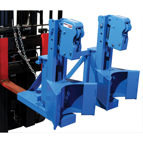 MORSPEED 1500 Forklift Drum Handler, For 55 US gal. (45 Imperial Gal.) NTL Industrial