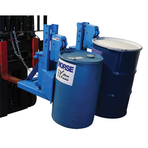 MORSPEED 1500 Forklift Drum Handler, For 55 US gal. (45 Imperial Gal.) NTL Industrial