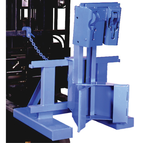 Manipulateur de barils MORSPEED 1500 pour chariot &eacute;l&eacute;vateur, Pour 55 gal. US (45 gal. imp.) NTL Industrial