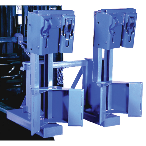 Manipulateur de barils MORSPEED 1500 pour chariot &eacute;l&eacute;vateur, Pour 30 - 85 gal. US (25 - 70 gal. imp.) NTL Industrial