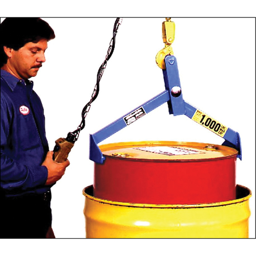 Drum & Overpack Lifter, 55 -85 US gal. (45 -70 Imperial Gal.), 1000 lbs./454 kg Cap. NTL Industrial