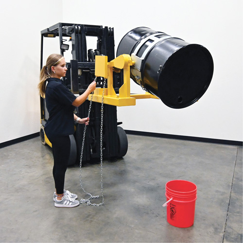 Fork Mounted Drum Carrier, For 55 US Gal. (45.8 Imperial Gal.) NTL Industrial