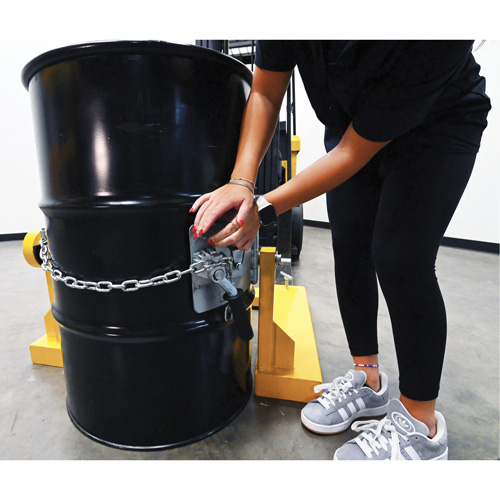 Fork Mounted Drum Carrier, For 55 US Gal. (45.8 Imperial Gal.) NTL Industrial