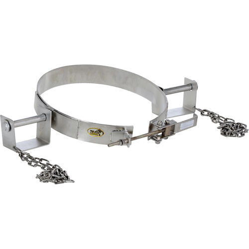 Anneau de bascule pour baril, Baril de 30 gal. US (24,98 gal. imp.), Capacit&eacute; 1200 lb/ 544 kg NTL Industrial