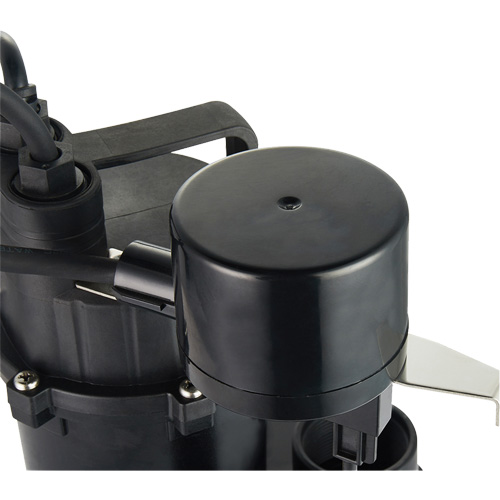 Thermoplastic Submersible Sump Pump, 2560 GPH, 115 V, 4.6 A, 1/3 HP NTL Industrial