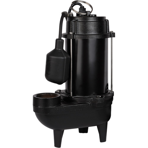Cast Iron Effluent Pump, 4800 GPH, 120 V, 7.8 A, 1/2 HP NTL Industrial