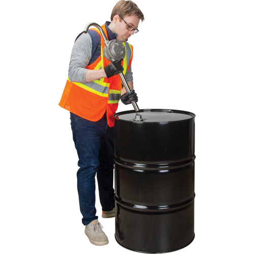 Pompe rotative pour baril, Acier inoxydable, Pour capacit&eacute; 55 gal., 12 oz/course NTL Industrial