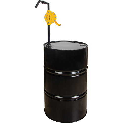 Rotary Type Drum Pump, Polypropylene, Fits 15 - 55 US Gal., 8 oz./Stroke NTL Industrial