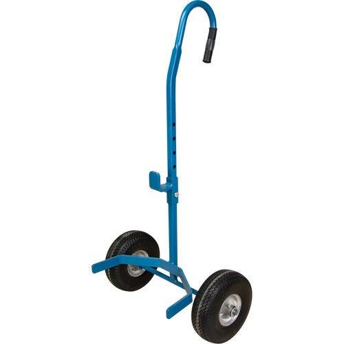 Cylinder Cart, Flat-Free Wheels, 15-1/2" W x 14-1/4" L Base, 600 lbs. NTL Industrial