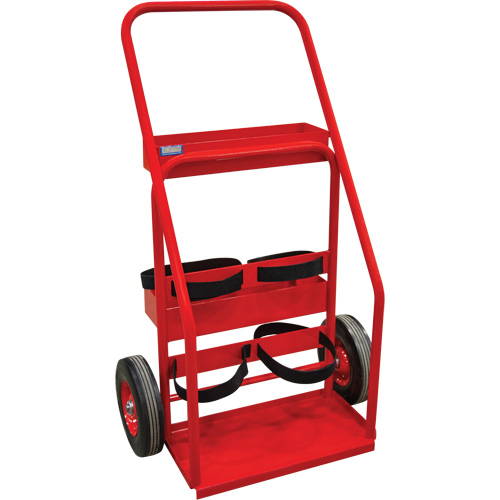 Hot Works Fire Prevention Cart, Semi-Pneumatic Wheels, 17.75" W x 8.9" L Base, 100 lbs. NTL Industrial