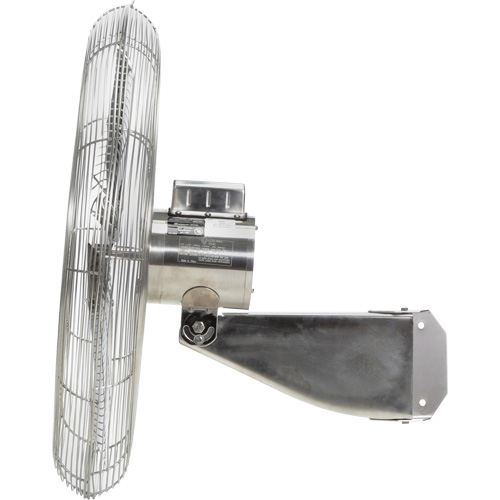 Ventilateurs en acier inoxydable lavables &agrave; grande eau pour service alimentaire, Industriel, Dia 24", 1 vitesses NTL Industrial