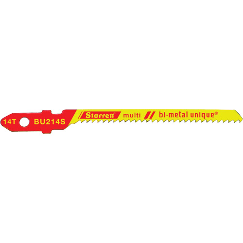 Unified Shank&reg; Jig Saw Blades, Bi-Metal, 2" L, 14 TPI NTL Industrial