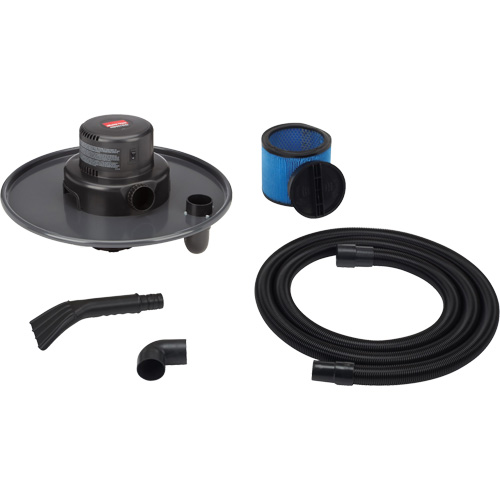 Drum-Top Vacuum Head, Wet-Dry, 3 HP, 55 US Gal. (208.2 Litres) NTL Industrial