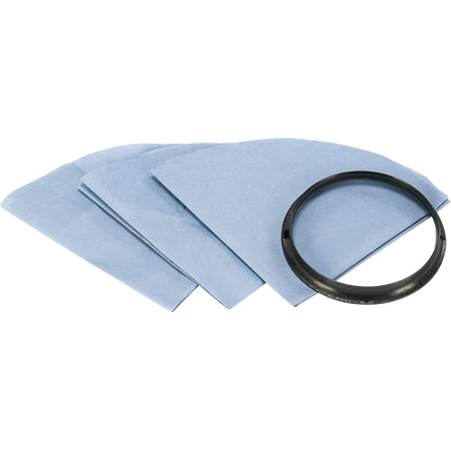 Filtre pour aspirateur sec r&eacute;utilisable avec anneau de montage NTL Industrial