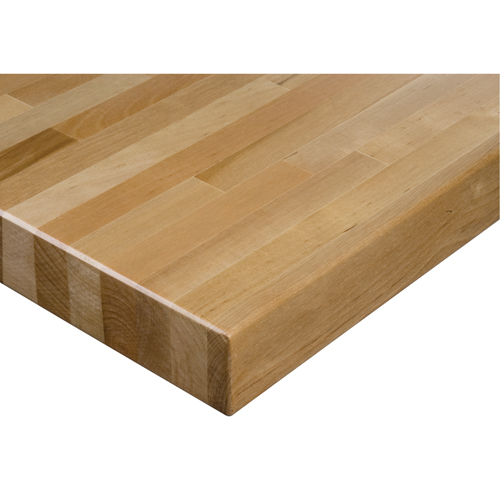 Laminated Hardwood Workbench Top, 72" W x 36" D, Square Edge, 1-3/4" Thick NTL Industrial