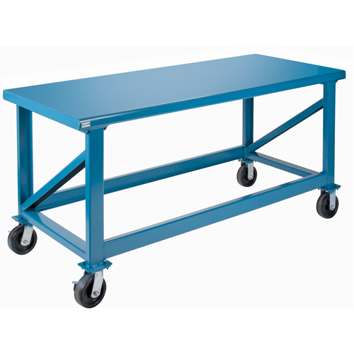 Extra Heavy-Duty Workbenches - All-Welded Benches, Steel Surface NTL Industrial