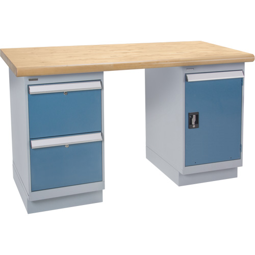 &eacute;tabli robuste, Porte & tiroirs, Cap 1500 lb, 72" la x 36" p, 34" h NTL Industrial
