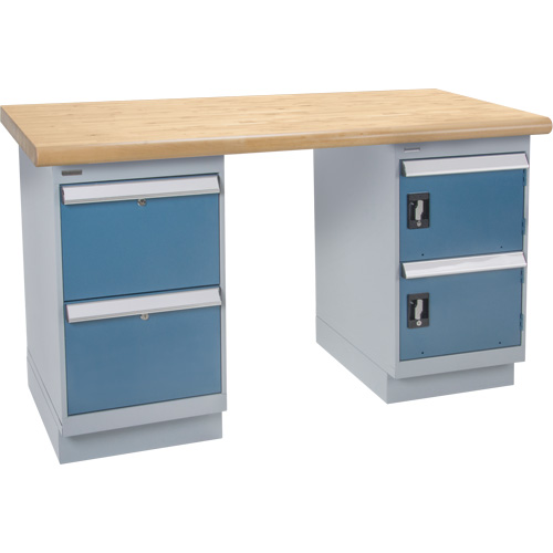 &eacute;tabli robuste, Porte & tiroirs, Cap 1500 lb, 60" la x 36" p, 34" h NTL Industrial