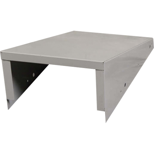 Clean Line Economy Lockers Slope Top, 1 Bank, 18" D x 12" W x 6" H, Grey, Steel NTL Industrial