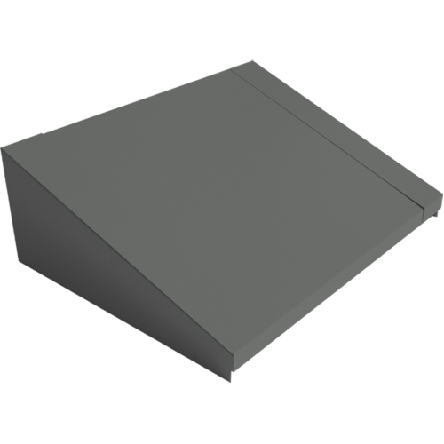 Dessus inclin&eacute; pour casiers robustes enti&egrave;rement soud&eacute; Concorde, Bloc de 2, 18" p x 24" la x 6" ha, Acier NTL Industrial