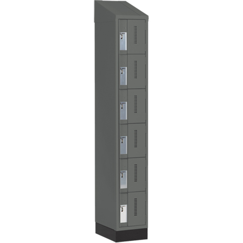 Casiers robustes Concorde, 6 niveaux, 12" x 18" x 82", Acier, Charbon, Soud&eacute; (assembl&eacute;) NTL Industrial