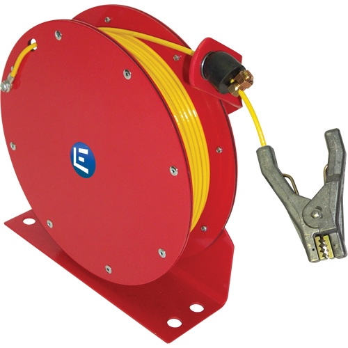 Auto Rewind Grounding Reel, 100' Length, Heavy-Duty NTL Industrial