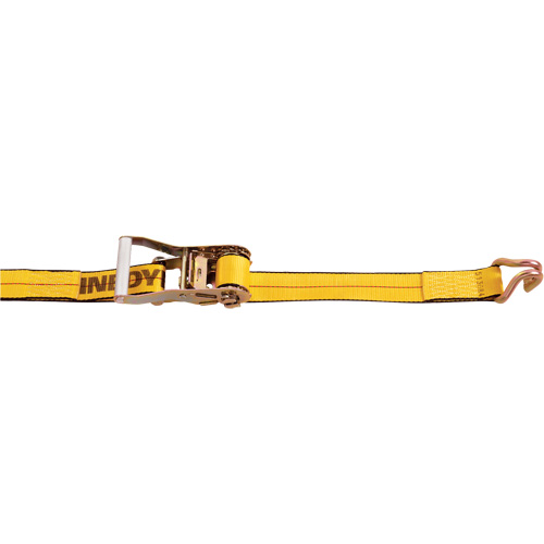 Ratchet Strap, Wire Hook, 2" W x 30' L, 3333 lbs. (1511 kg) Working Load Limit NTL Industrial