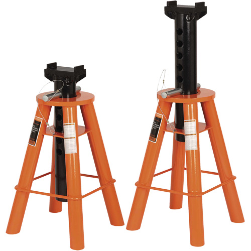 873A Low-Profile Truck Stand Set, 10 Tons Capacity, 20-1/2" - 30" H NTL Industrial