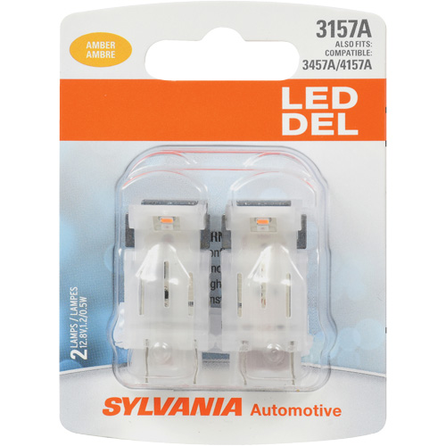3157A Mini Automotive Bulb, LED, 0.5 W/12.8 W, Amber NTL Industrial