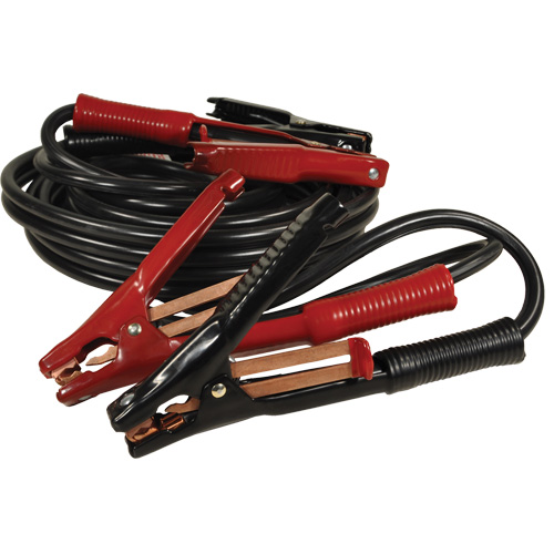 Heavy-Duty Booster Cables, 4 AWG, 500 Amps, 20' Cable NTL Industrial