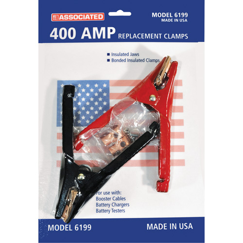 400 Amp Professional Heavy-Duty Booster Cable Clamps NTL Industrial