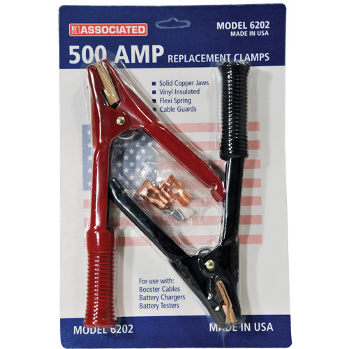 500 Amp Professional Heavy-Duty Booster Cable Clamps NTL Industrial